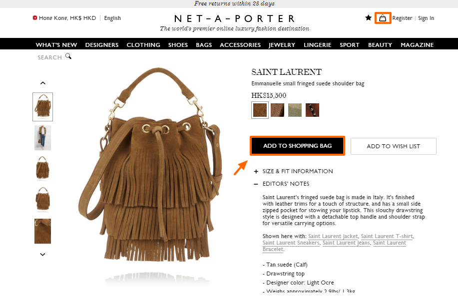 cancel net a porter order